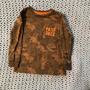 Long sleeve toddler boy shirt